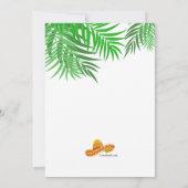 タコ・アバウト・ア・パーティ 招待状 (裏面)