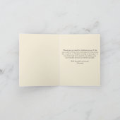 タコ・アバウト・ア・ベイビー フィエスタ ベイビー シャワー サンクス カード (内部)