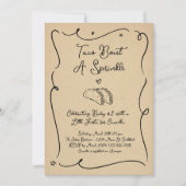 タコ・アバウト・ベイビー シャワーのご案内 招待状 (正面)