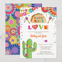 タコ・アバウト・ラブ フィエスタ カップルシャワー 招待状