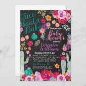 タコ・アバウト・ラブ ベビーシャワー招待状 招待状 (正面/裏面)