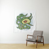 タコ・アボカド タペストリー (インサイチュ(横))