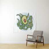 タコ・アボカド タペストリー (インサイチュ)