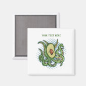 タコ・アボカド マグネット (正面/裏面)