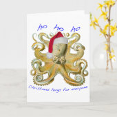 タコ カード (黄色い花)