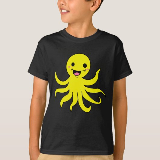 タコ キッズTシャツ Tシャツ (正面)