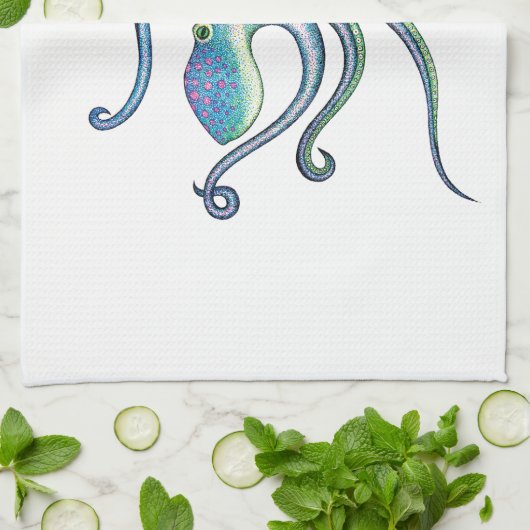 タコ キッチンタオル (折り畳み)