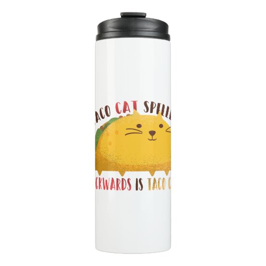 タコ キャット パリンドローム タンブラー (正面)