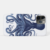 タコ,クラケン,ヴィンテージ,版木、銅版、版画,航海のマ Case-Mate iPhoneケース (裏面(横))