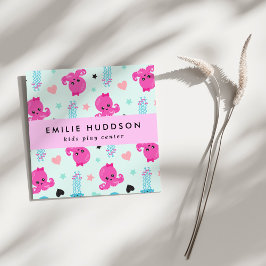 タコ、クラゲ、セン遊ター、アクティビティセンター スクエア名刺