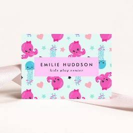 タコ、クラゲ、セン遊ター、アクティビティセンター 名刺