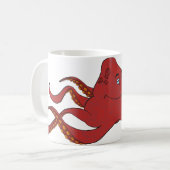 タコ コーヒーマグカップ (正面左)