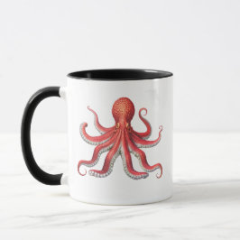 タコ コーヒーマグ 深海生物 アート マグカップ