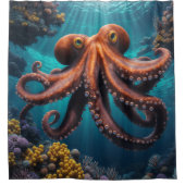 タコ シャワーカーテン (正面)