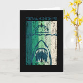 タコ・シャーク・ヴィンテージ・タおもしろいコ・ラバー・タコ・火曜日 カード (黄色い花)