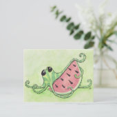 タコ&スイカ ポストカード (スタンド正面)