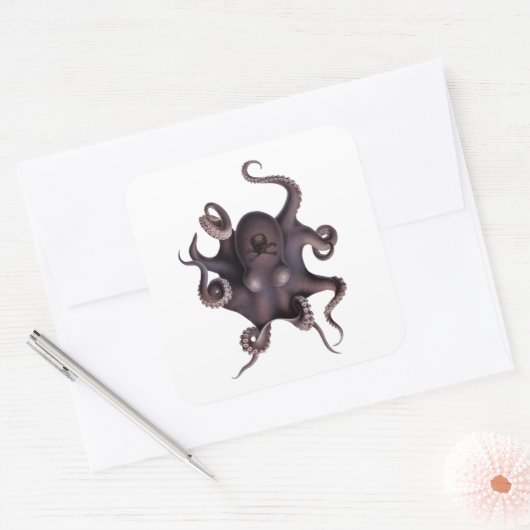 タコ スクエアシール (封筒)