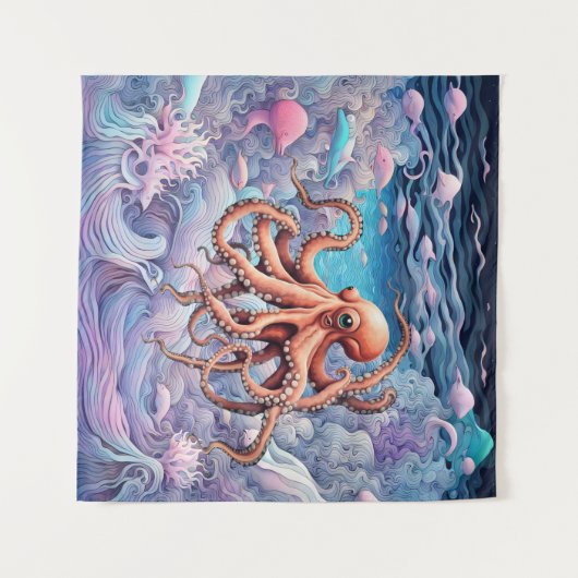 タコ タペストリー (正面(横))