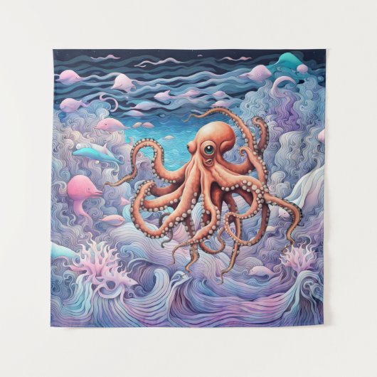 タコ タペストリー (正面)