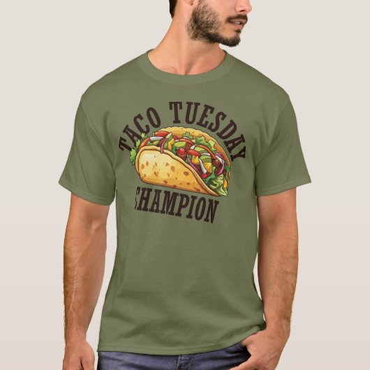 タコ・チューズデイ・チャンピオン Tシャツ (正面)
