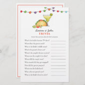 タコ&テキラフィエスタカップルのシャワートリビアゲーム (正面/裏面)