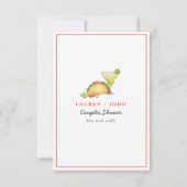 タコ＆テキーラ フィエスタ カップルシャワー トラビアゲーム 招待状 (裏面)