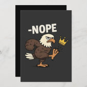 タコ・トランプに反対！ 7月4日タコ好き 招待状 (正面/裏面)