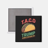 タコ トランプ いつも臆する おもしろタコ マグネット (正面/裏面)
