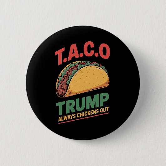 タコ トランプ いつも臆する おもしろタコ 缶バッジ (正面)