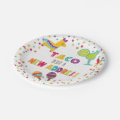 タコ·バウト·ア·ニュー·アドレス·プレート-ホワイト ペーパープレート (アングル)