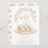 タコ・バウト・ラブ フローラル ブライダルシャワー フィエスタ 招待状 (正面/裏面)