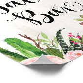 タコ バー サイン フィエスタ サボテン 花 シャワー サイン (角)