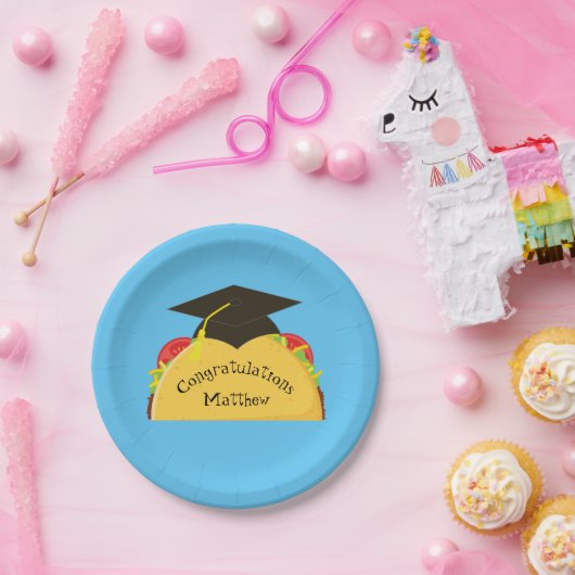 タコ·フィエスタ卒業パーティーメキシコ ペーパープレート (パーティー)