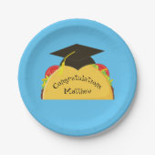 タコ·フィエスタ卒業パーティーメキシコ ペーパープレート (正面)