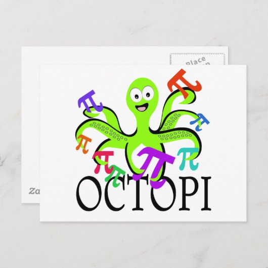 タコ ポストカード (正面/裏面)