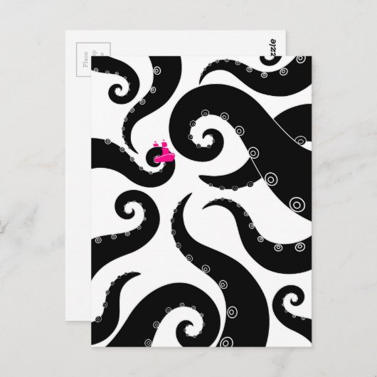 タコ ポストカード (正面/裏面)