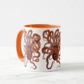 タコ マクロプス, ヴィンテージ海洋水生動物 マグカップ (正面左)