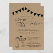 タコ マーグ ブリューの後で挙式のみの小さな結婚式 招待状 (正面/裏面)