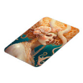 タコ・マーメイドファンタジー・アート・マグネット マグネット (左側)