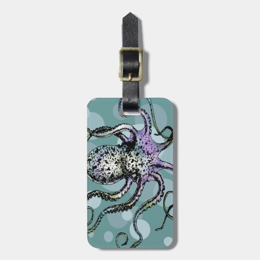 タコ ラゲッジタグ (正面縦)