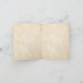 タコ・化学フラスコパーソナライズ可能な羊皮紙 ノートカード (内部)