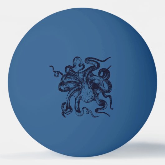 タコ 卓球ボール (裏面)