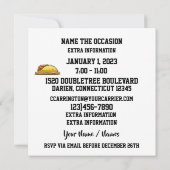 タコ 招待状 (裏面)