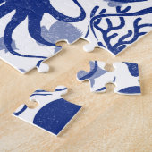 タコ(明るい背景)が難しい ジグソーパズル (側面)