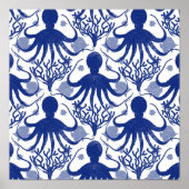 タコ(明るい背景) ポスター (正面)