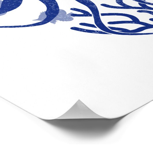 タコ(明るい背景) ポスター (角)