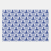 タコ(明るい背景) ラッピングペーパーシート (正面3)