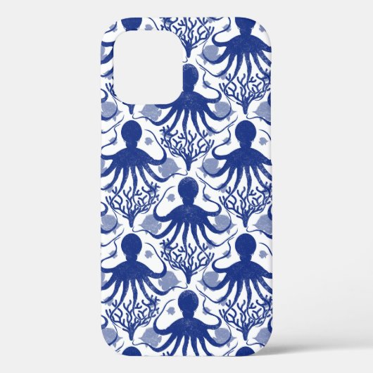 タコ(明るい背景) Case-Mate iPhoneケース (裏面)