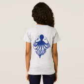 タコ（明るい背景） Tシャツ (裏面フル)