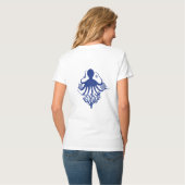 タコ（明るい背景） Tシャツ (裏面フル)